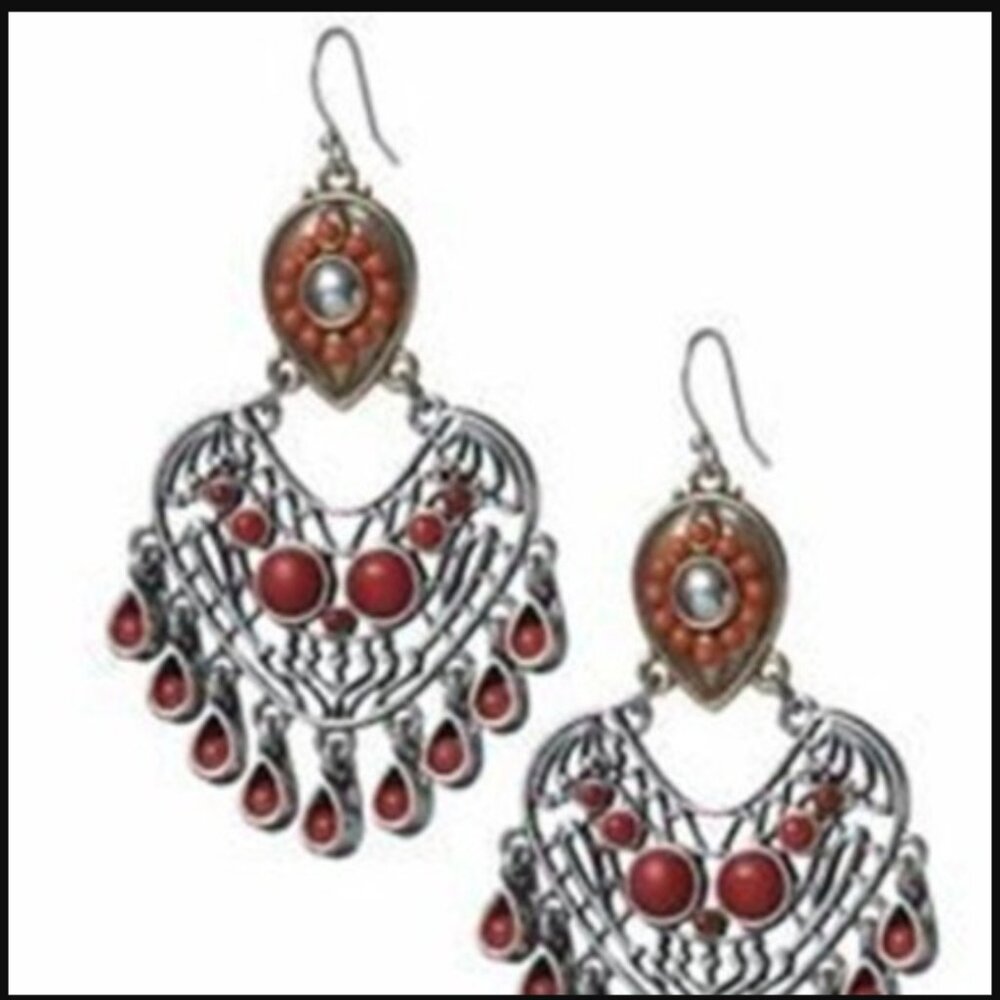 Lucky Brand Bohemian Chandelier Dangle Earrings